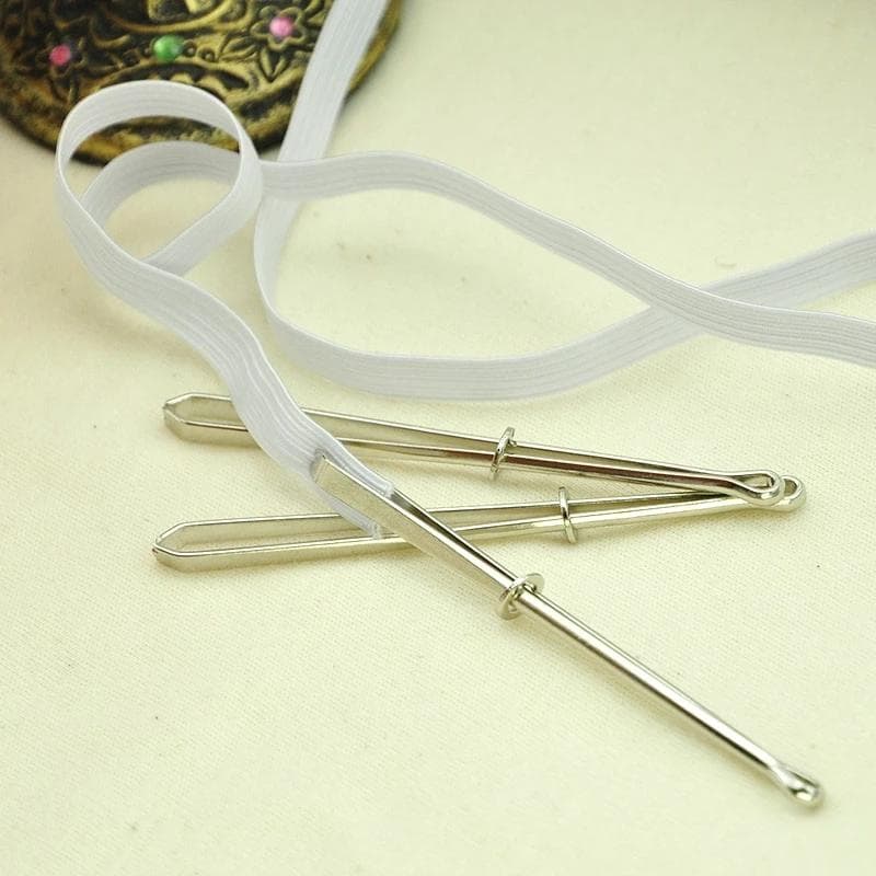 High Quality DIY Sewing Tools - Garment Clips, Elastic Band Tape Punch, Cross Stitch, Practical Wear Elastic Clamp, Wear Rope 1PC