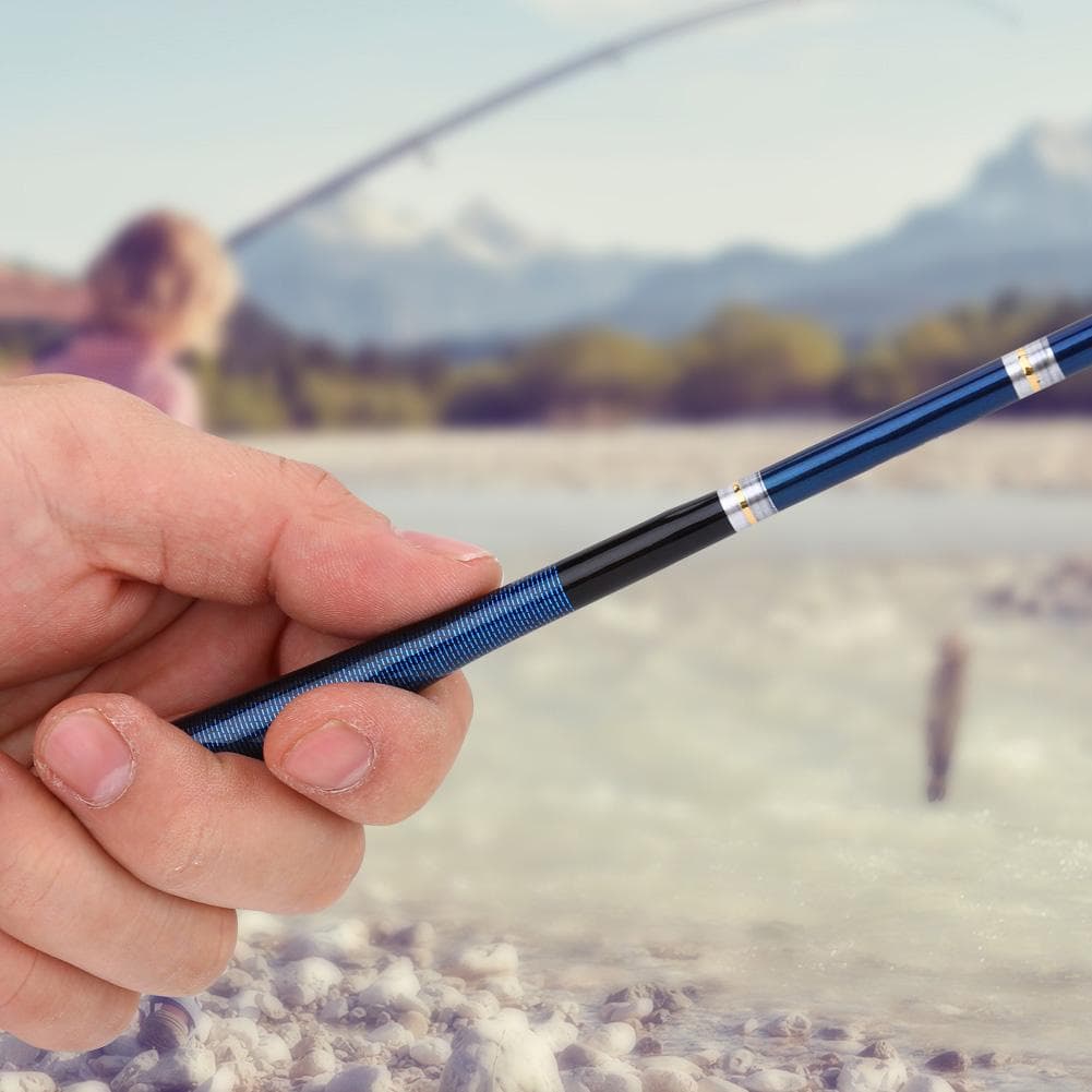Outdoor Ultralight Mini Portable Carbon Fiber Casting Telescopic Fishing Rod Tackle (1.8m)