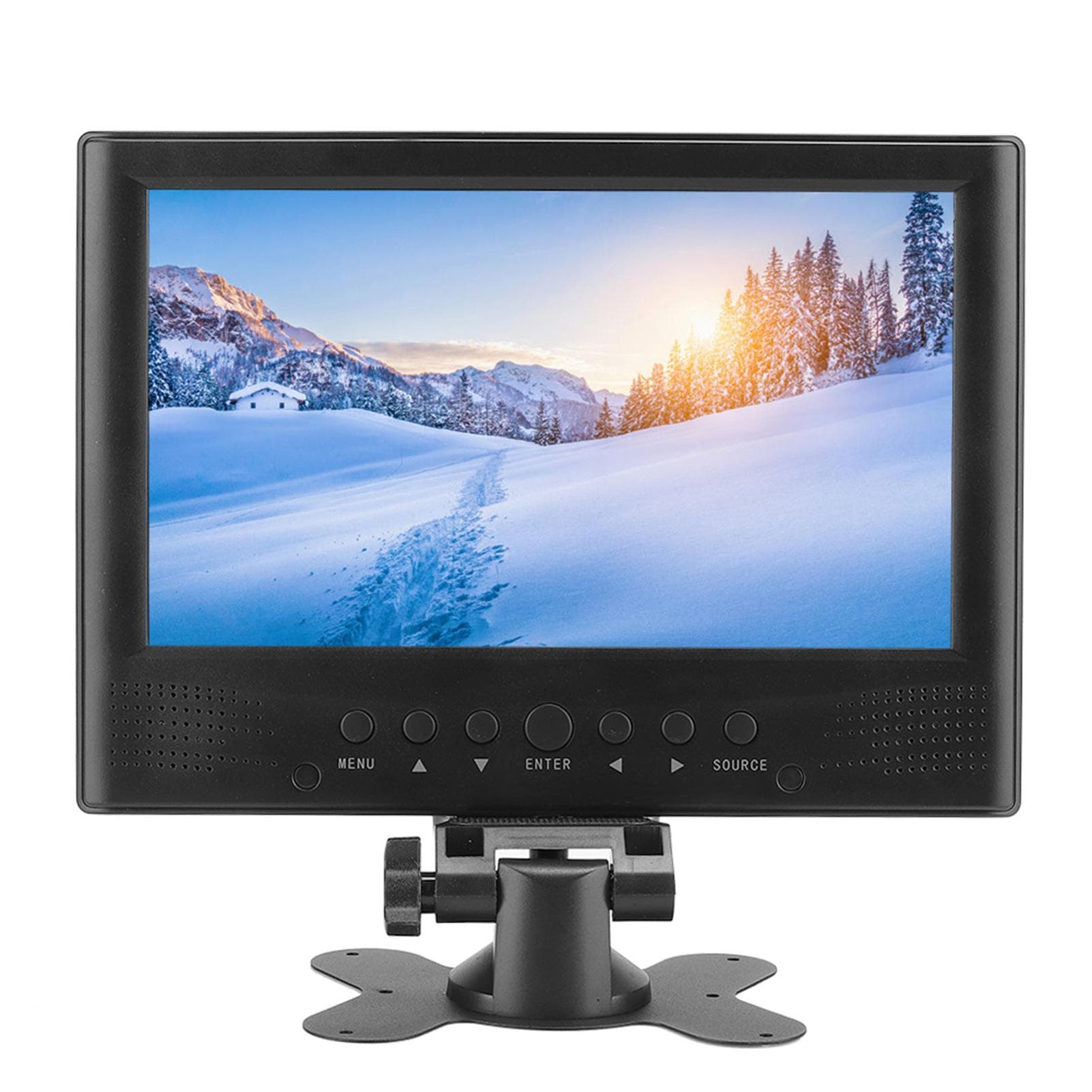 LEADSTAR 9in Television ATSC Portable Car Digital Analog TV with Stand US Plug