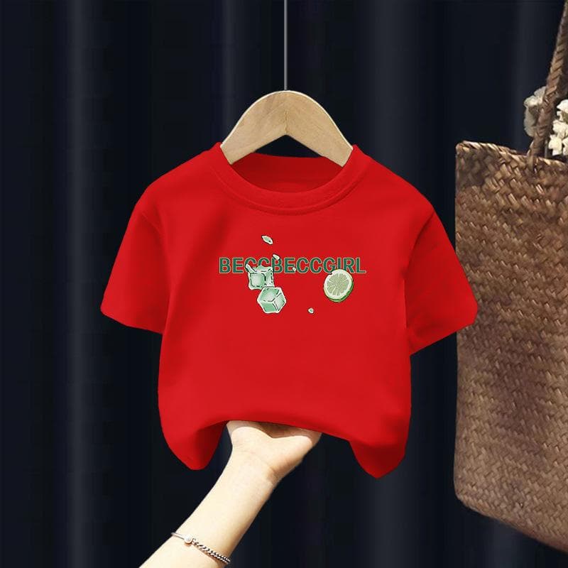 New Children's Thin Cotton Tops for Small and Medium-sized Children Korean Style Boys Half-sleeve Trendy 140cm