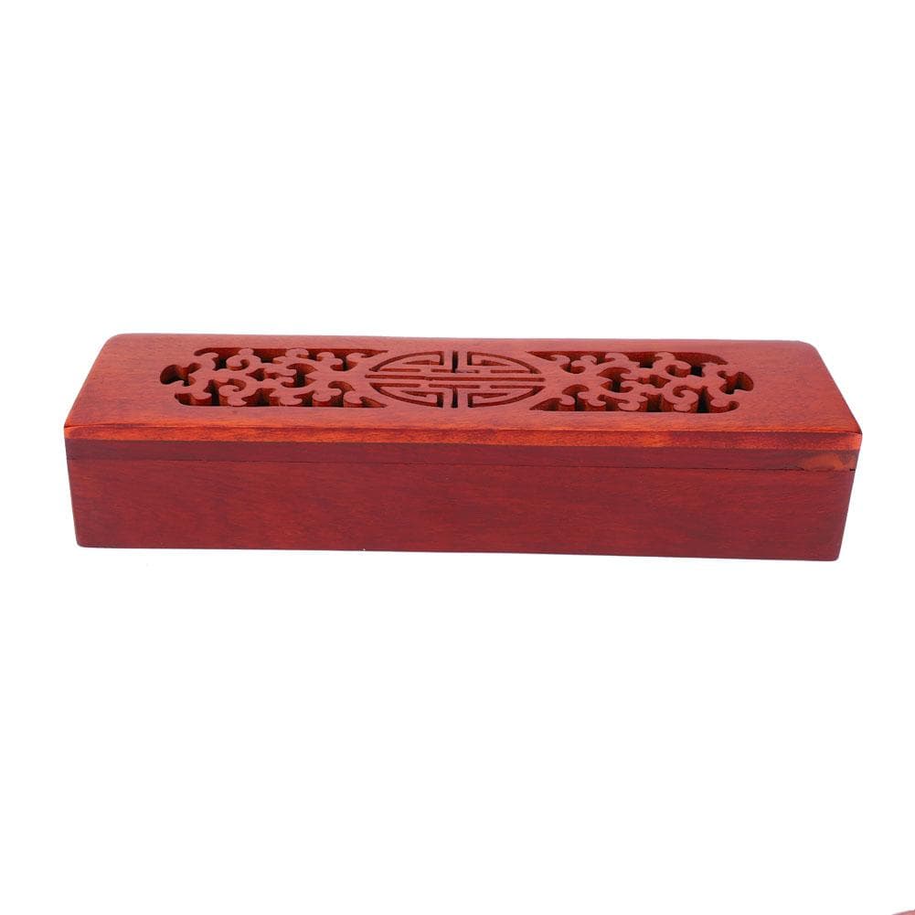 Vietnam Nanmu Chopsticks Box Lying Incense Burner Assorted Hollow Incense Box(#3)