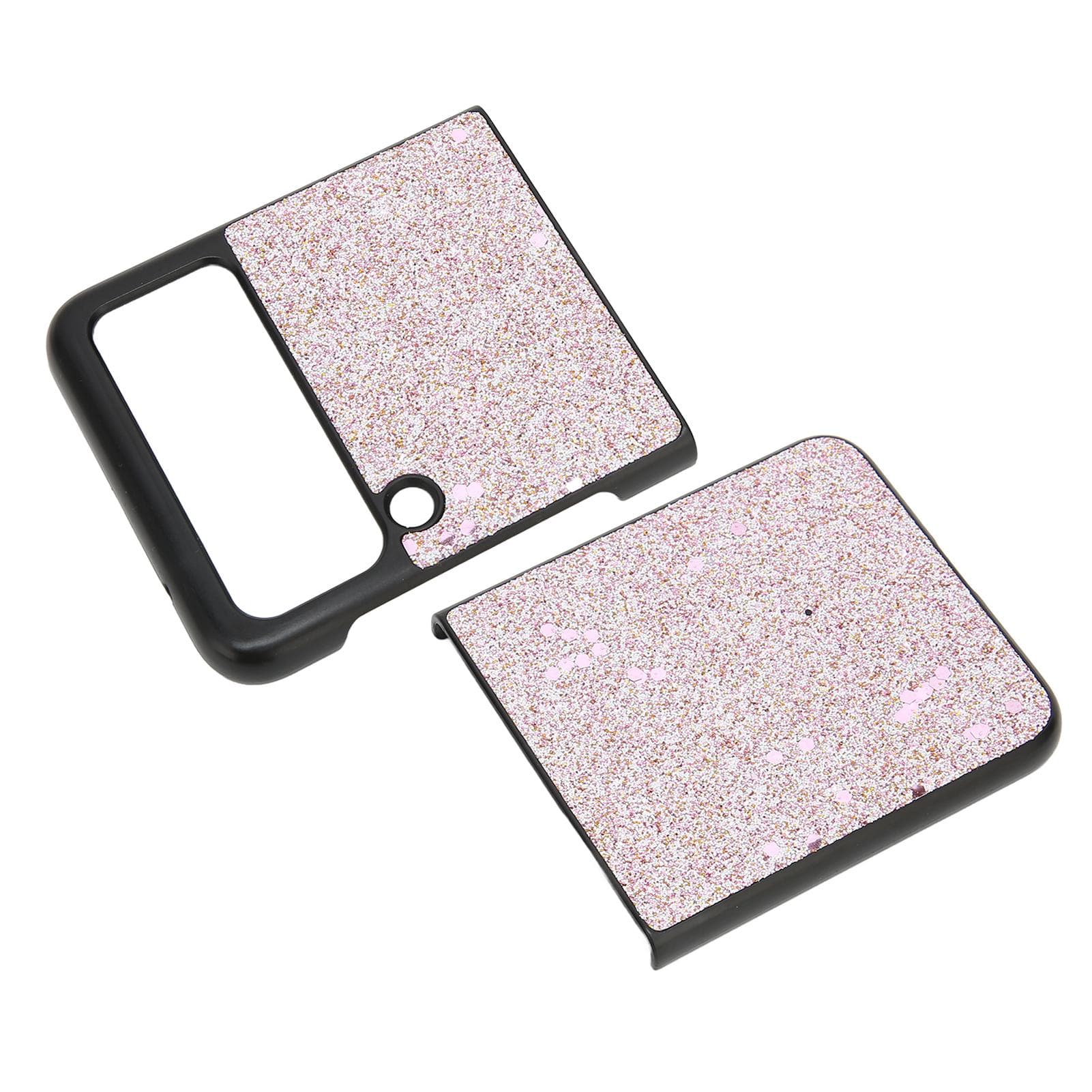 Shiny Bling Phone Case for Galaxy Z FLIP 3 Impact Prevention Folding Mobile PhoneProtective