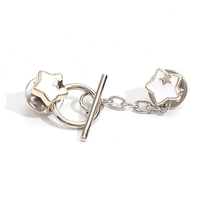1 pair Anti leakage Clothing Chain Collar Fixed Connection Buckle