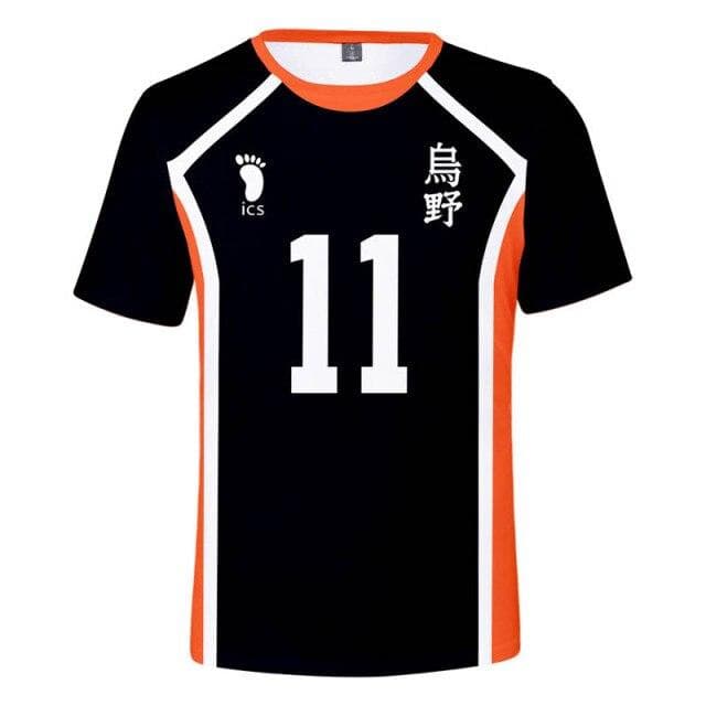New Anime Haikyuu Cosplay Costume Hinata Shoyo 3d T -Shirt Karasuno High School Volleyball Tops Kageyama Tobio Teenage Sweatshirt XS