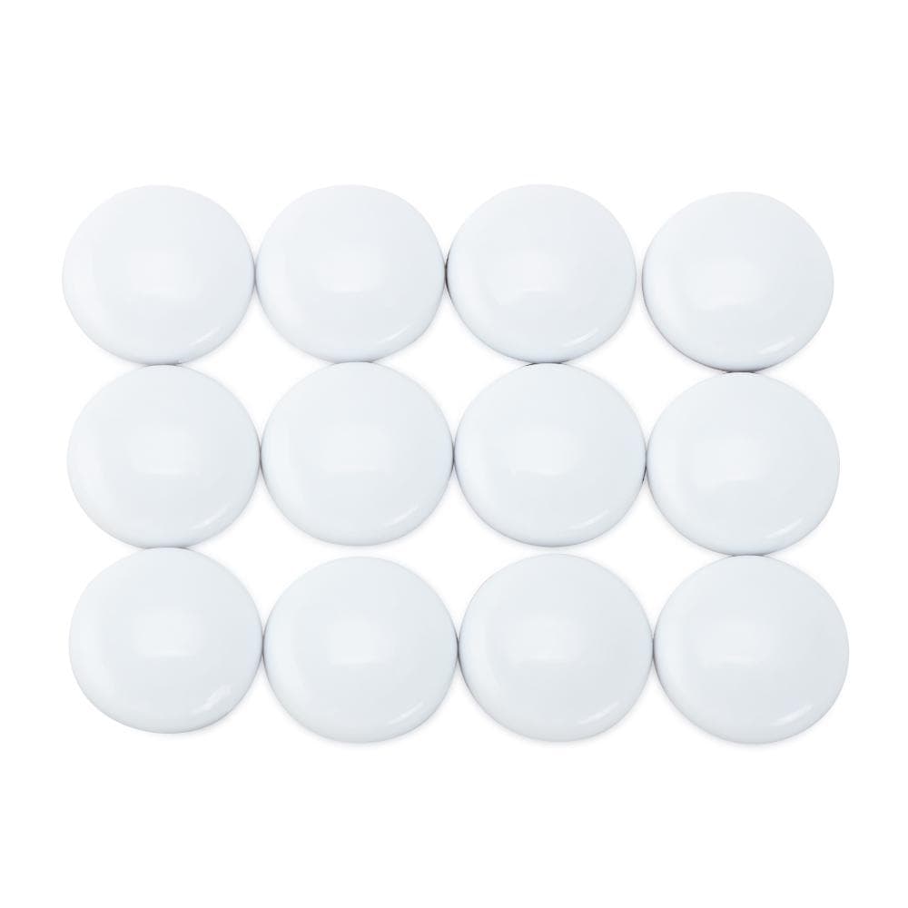 12PC Car Door Lock Screw Protector Cover for ford focus 2 kia rio chevrolet cruze toyota solaris kia ceed lada vesta vw polo white