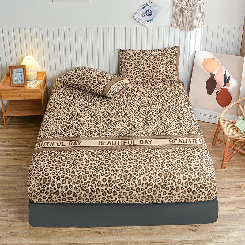 1Pc Bed Cover Single Size Fitted Sheet Double Bedspread For Home Bedsheet 99/138/153/182/198 Bed Linen Sabana (No Pillowcase) 90x200x25cm 1pc