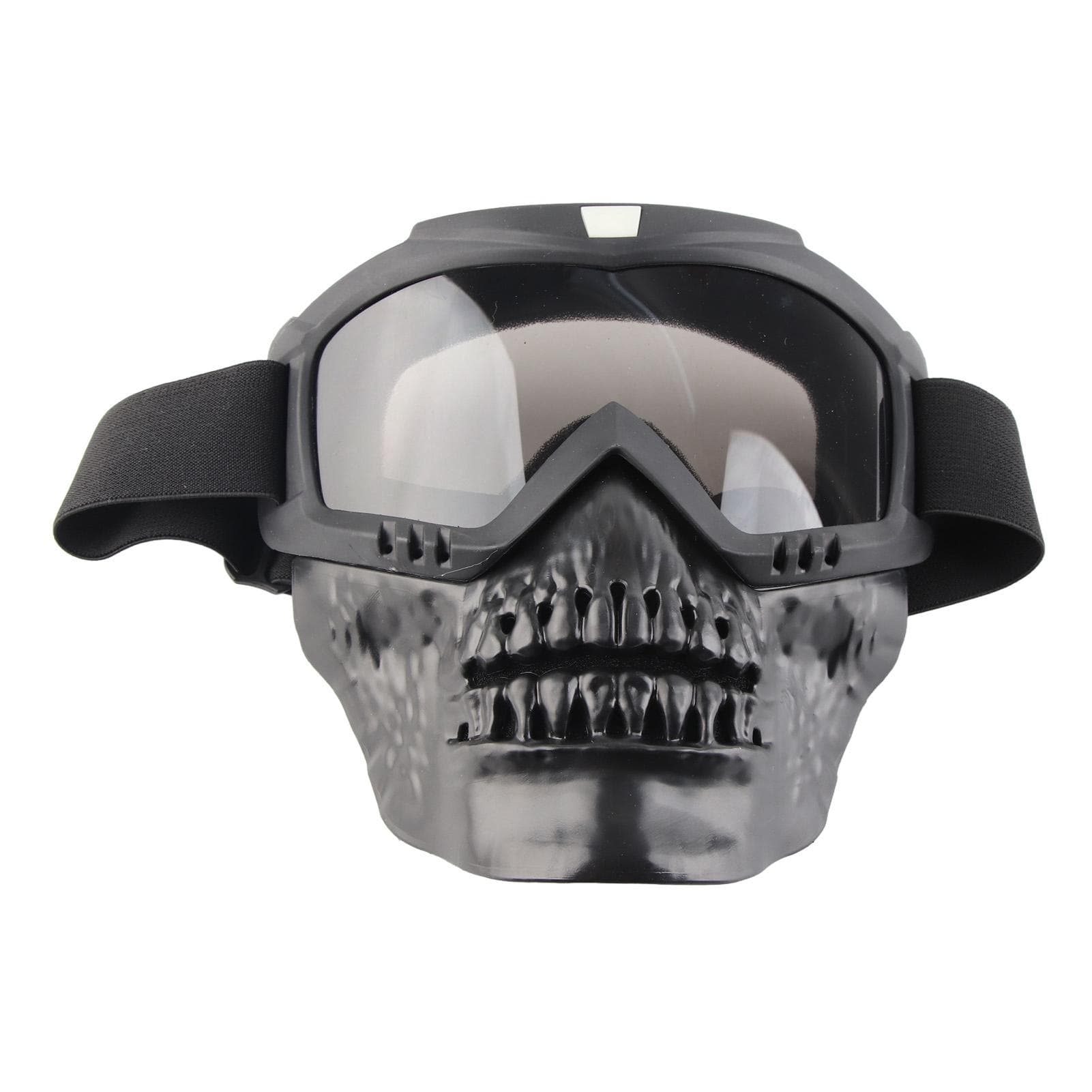 Outdoor Detachable Motorcycle Goggles Helmet Ski Sports Motorbike Racing Glasses (Black)