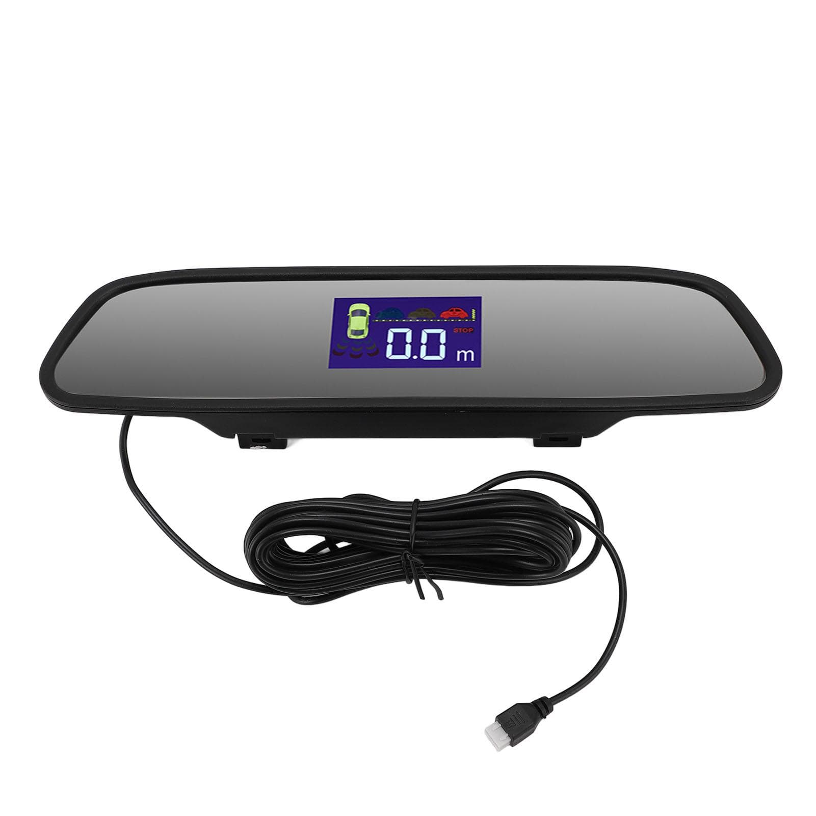Car Reverse Radar System with 4 Sensors Wide Detection Range 0.3 to 2.0M Radar Parking Assistance blue