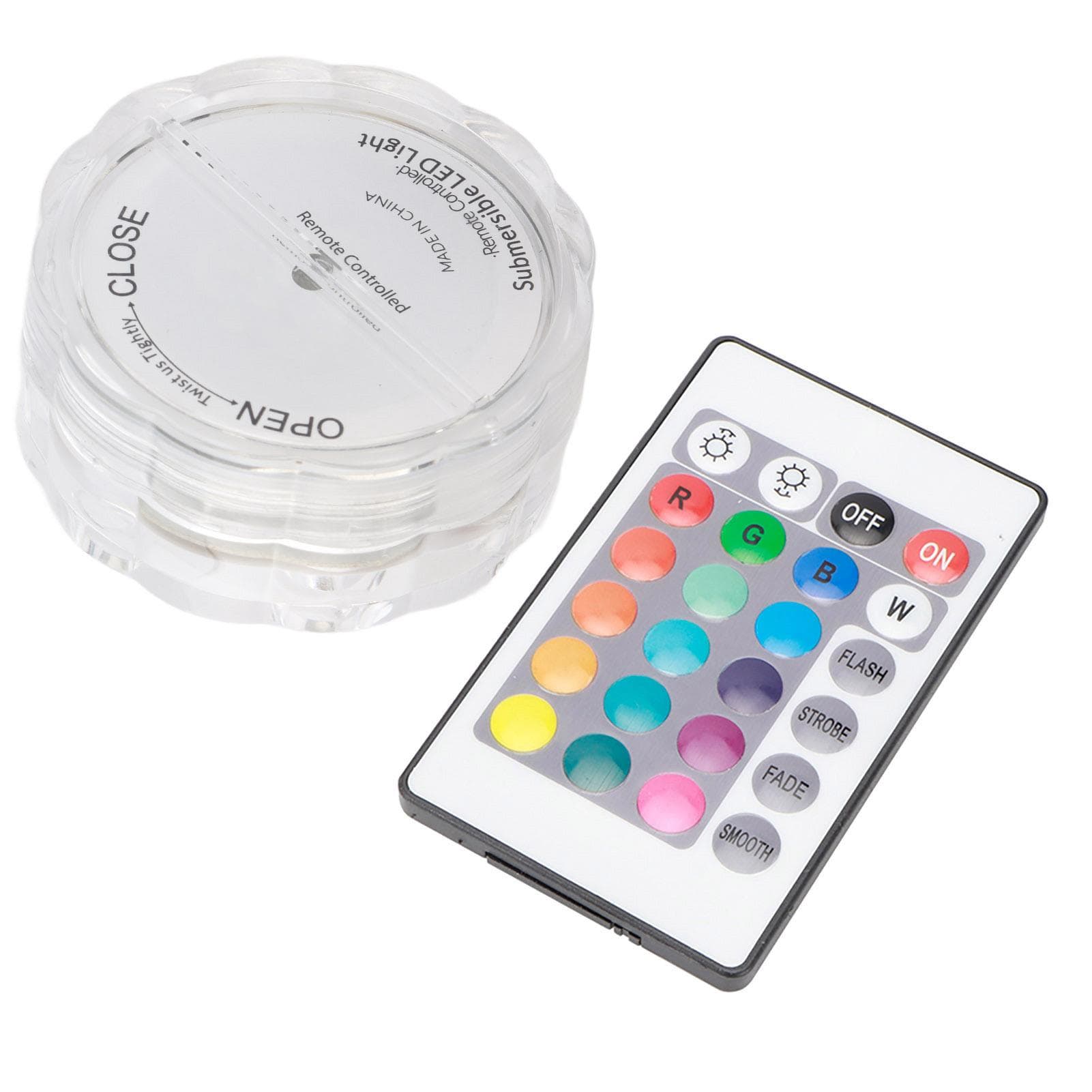 10LED Chip Knob Remote Control Diving Light Water Resistant Aquarium Light Lighting Supplies