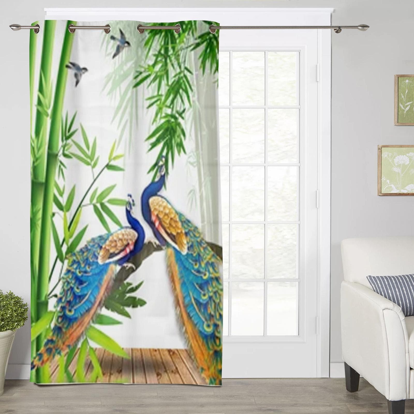 Colorful Mexican Stripes New Window Curtains for Living Room Kitchen Indoor Decor Window Treatment Valances Curtain 135W x 60H(cm) x1