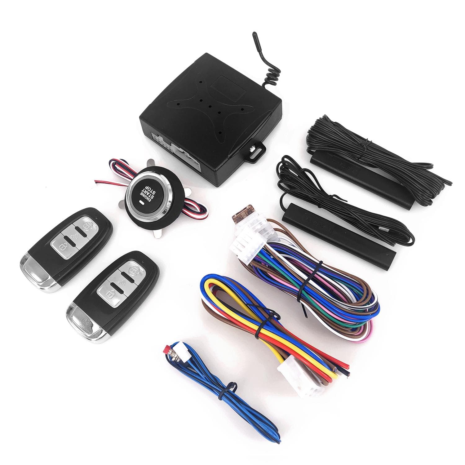 The 12Volt Universal One-click Boot System Modify Keyless Access System Alarm System Remote Starts multicolour