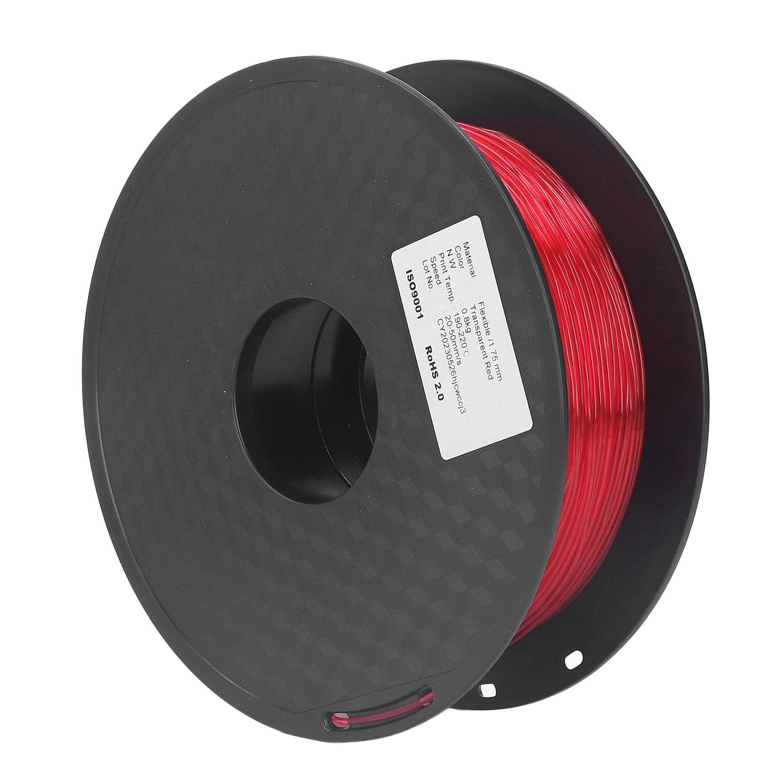 TPU Filament 1.75mm 1KG Bundle Clog Free Flexible for FDM 3D Printer Consumables Clear Blue transparent red