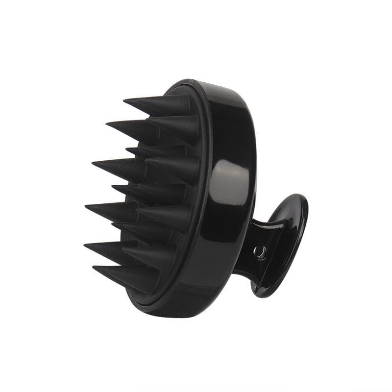 Silicone Head Scalp Massage Comb Shampoo Brush Hair Washing Comb Body Massage Brush Bath Shower Brush Salon Hairdressing Tool black