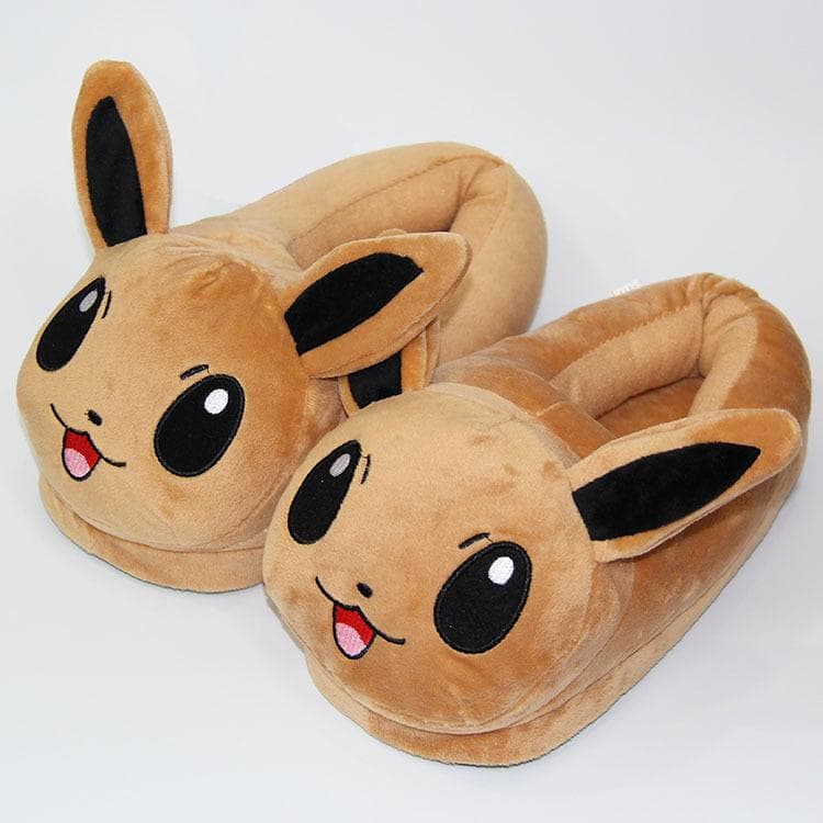 Fashion Cartoon Cute Winter Warm Home Furnishing Plush Cotton Slippers 36 brown