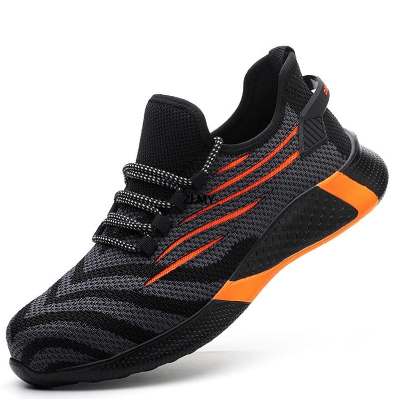 Breathable Safety Shoes Men Women Steel Toe Work Shoes Puncture Proof Work Safety Boots Light Anti-smash Sneaker New Man Fashion 47