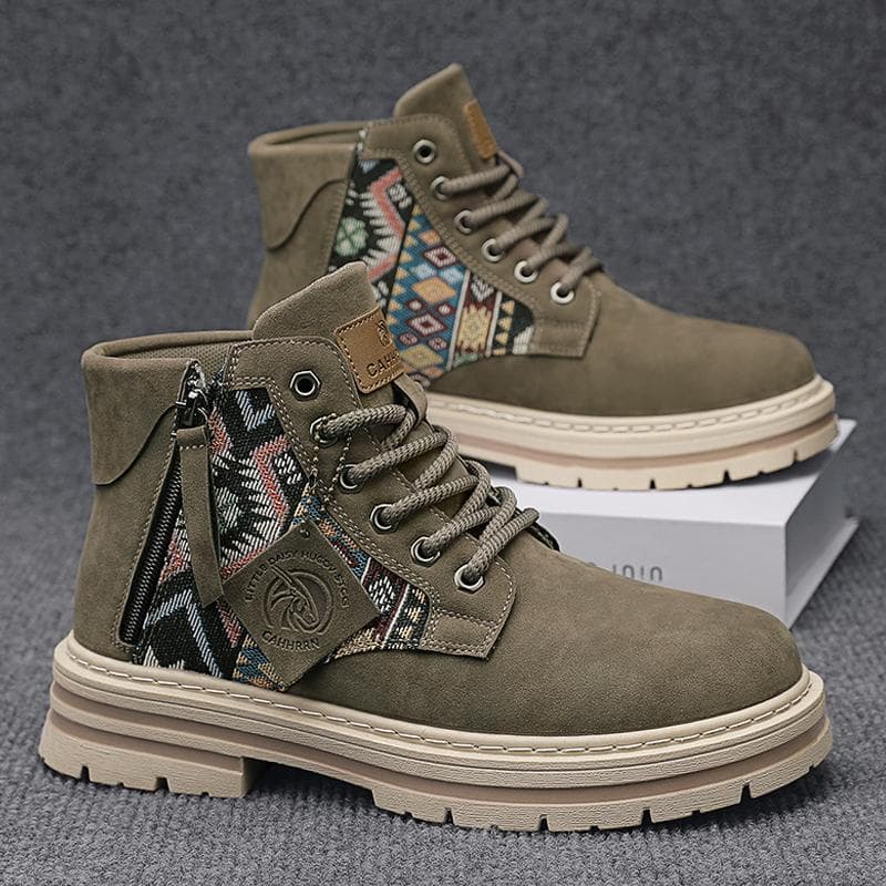 Men's Casual Shoesthick Bottom Lace-up Workwear Shoes Men for Work Outdoor Men's Shoe High Quality Autumn Winter Hiking Boots 44