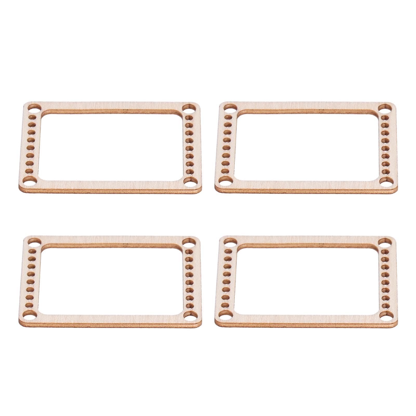 4pcs Weaving Looms Kit Wooden Mini Weaving Frame Knitting Pendant Frame for DIY Weaving Interest