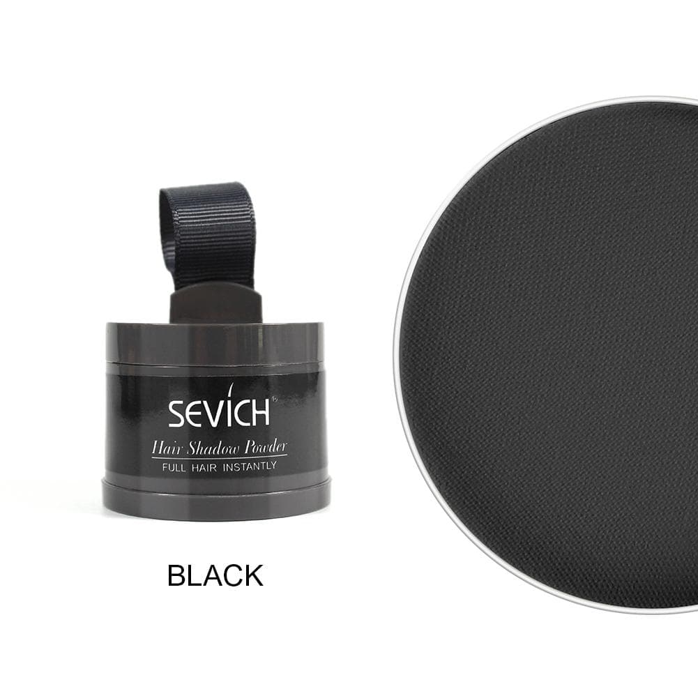 Sevich Magical Fluffy Hairline Powder Hair Line Shadow Hair Concealer Root Cover Up Gray Coverage Unisex Instantly 9 Color black
