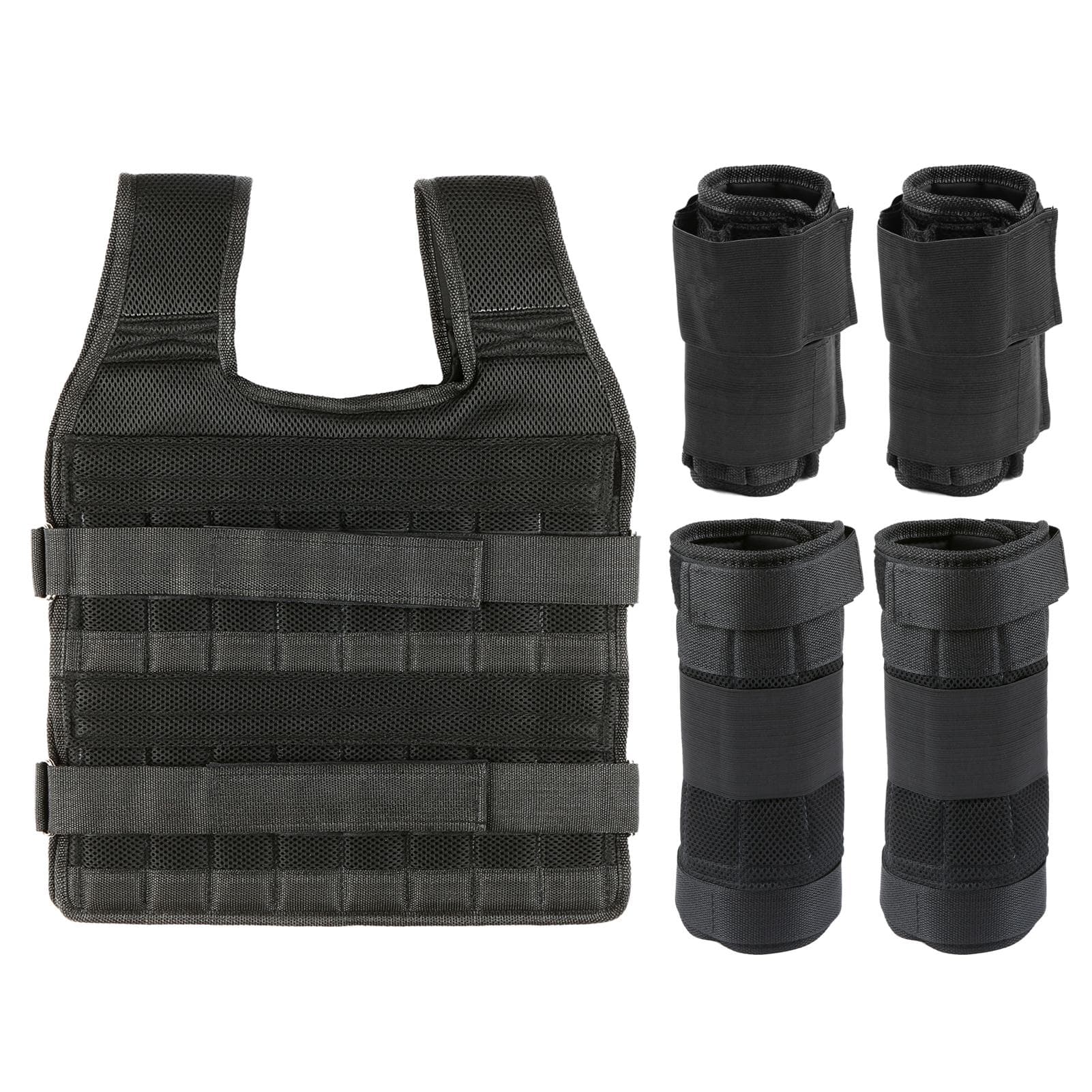 Max Loading 15kg/35kg Adjustable Vest Weight Exercise Weight Loading Cloth Strength Training with 15kg