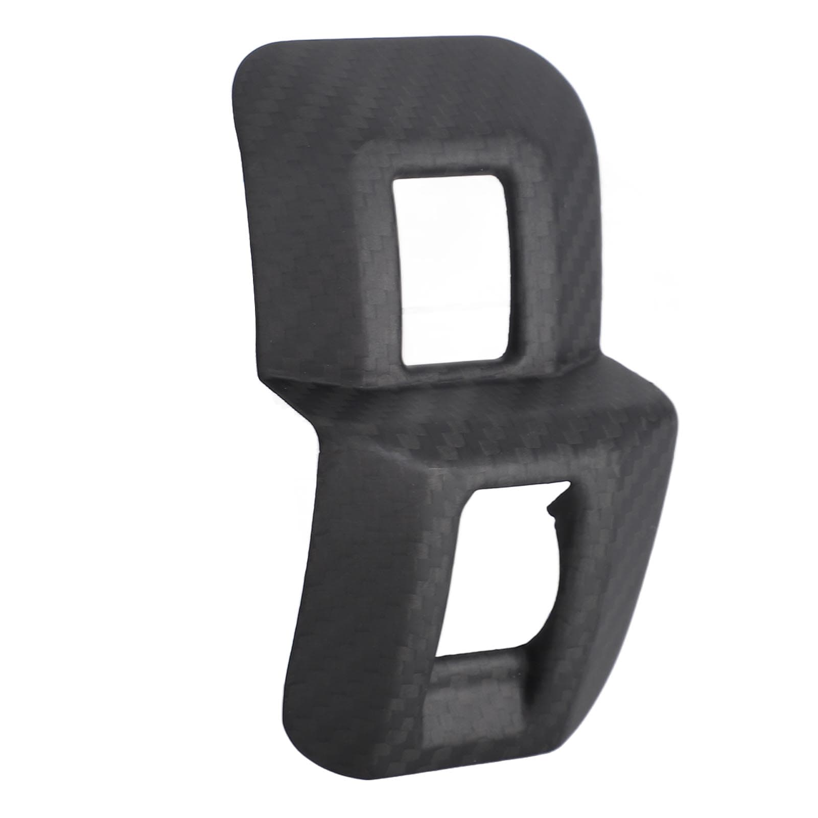 Trunk Switch Button Frame Cover Dry Carbon Fibre Rear Trunk Switch Panel Trim Replacement for