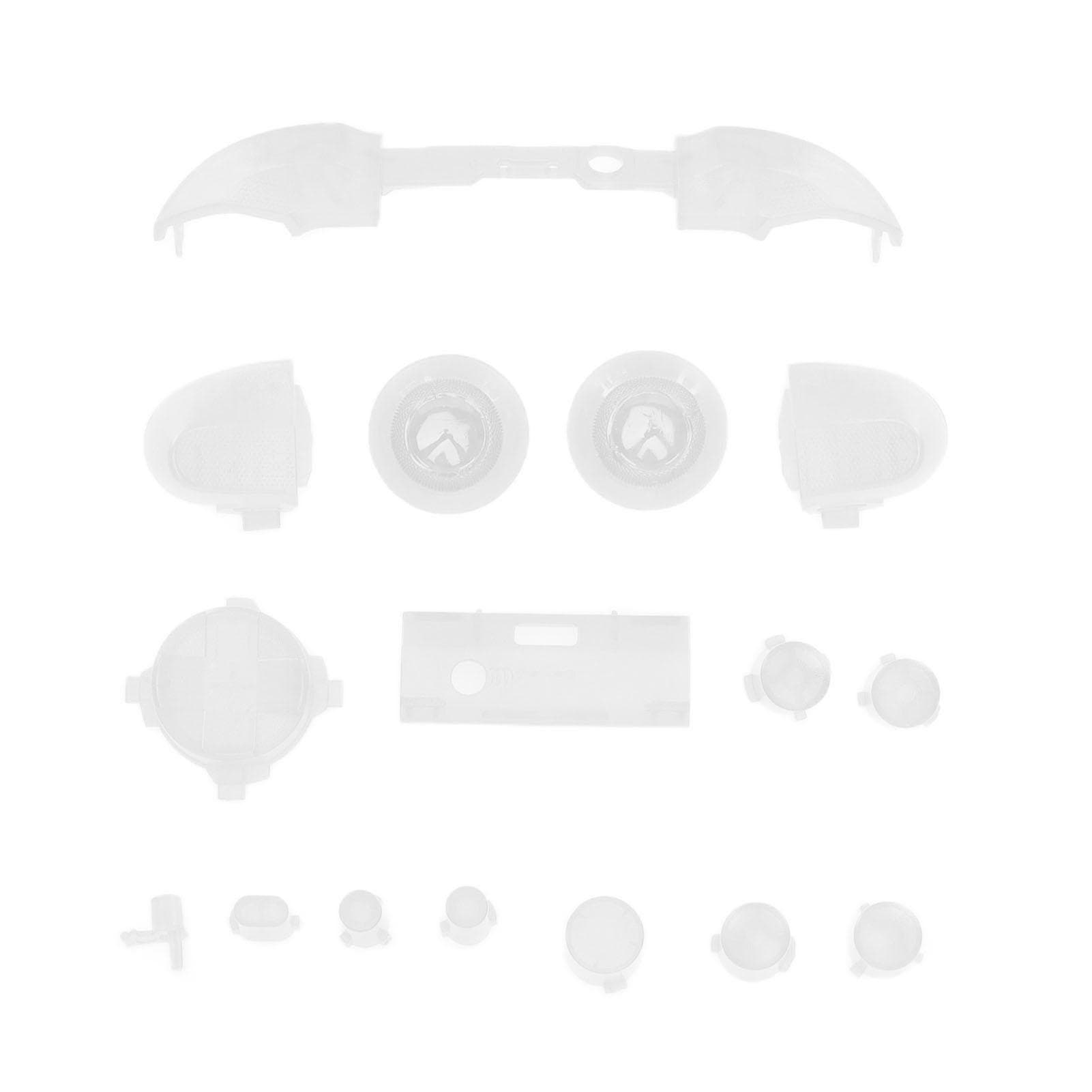 Full Buttons Mod Kits Trigger Full Trigger Module Set for XBOX Series X for XBOX Series S transparent white