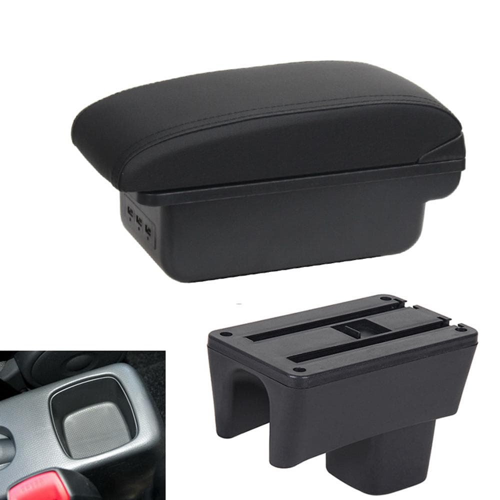 For Suzuki Swift Armrest For Suzuki Swift Car Armrest Box Accessories Interior Details Storage Box Retrofit Parts 2005-2023 black