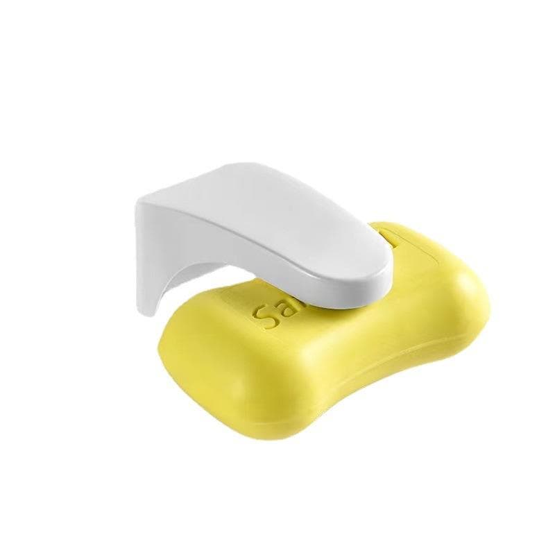 Soap Holder, Soap Box Punch-free Soap Holder, Drain Soap Holder, Bathroom Toilet Soap Box white