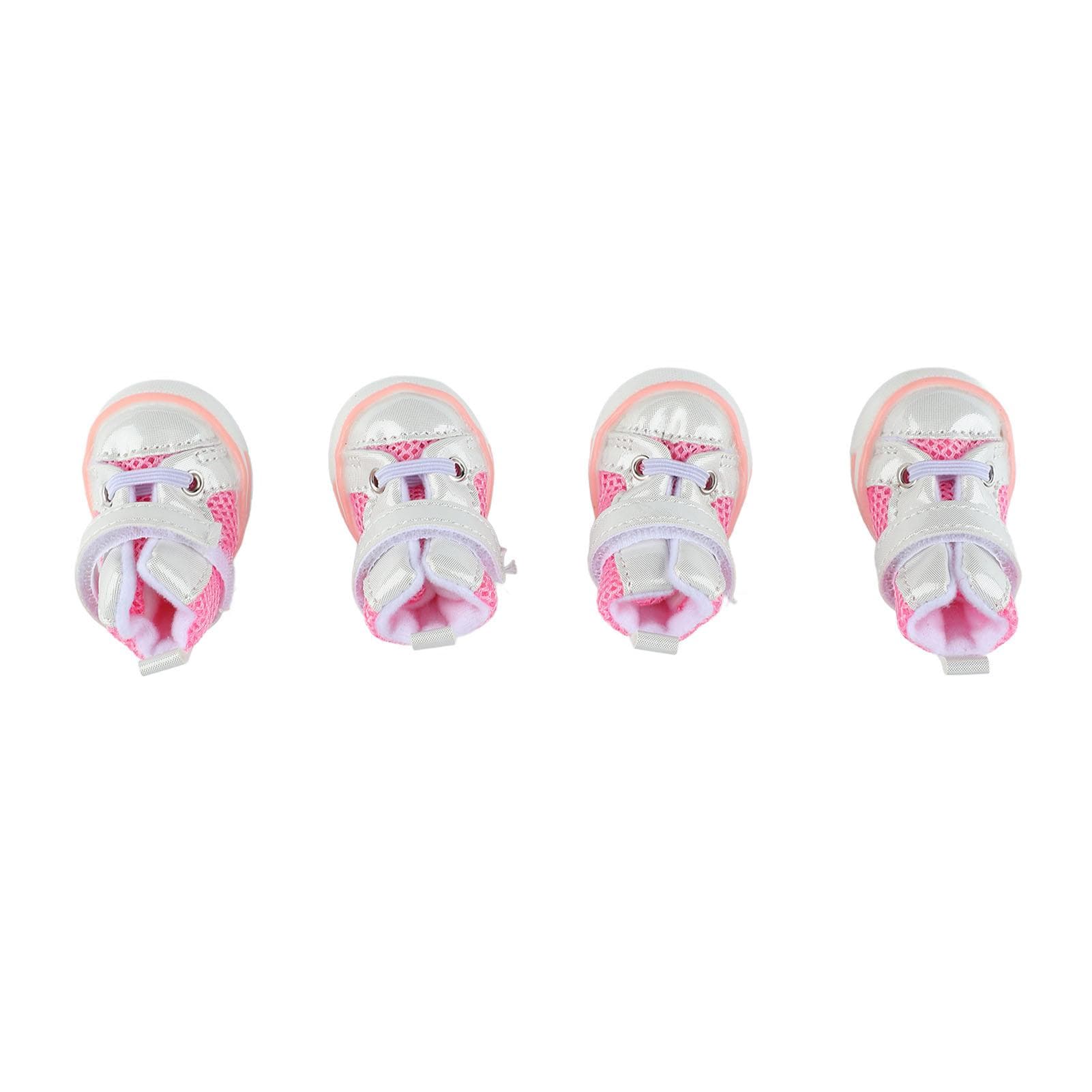 Dog Shoes Spring Summer Stylish Cute Breathable Mesh Slip Resistant Puppy Paw Protector for Outdoor