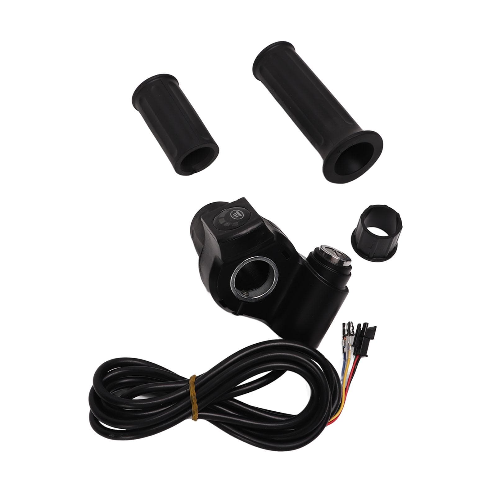 Electric Bike Throttle Grip 4 Lights Half Lock E Scooter Speed Twist Throttle Grips for Electric