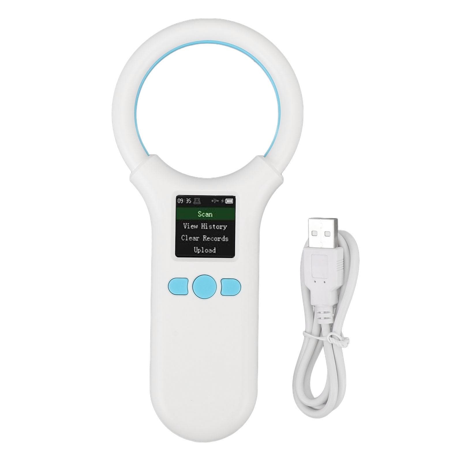 Animal Tag Reader Scanner 500 Records Storage High Accuracy Easy Operation Portable Long Lasting