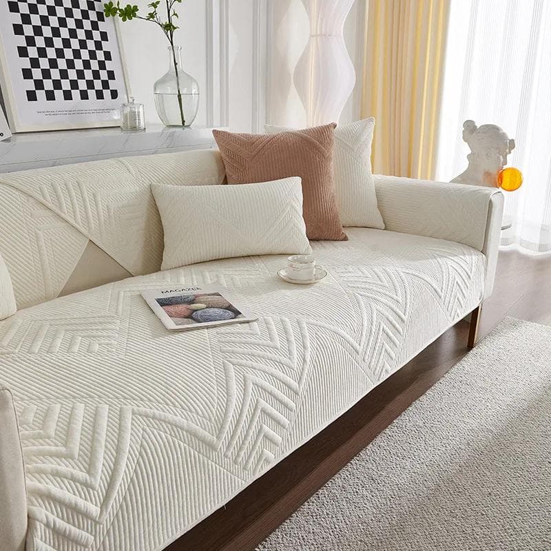 Nordic Universal Sofas Towel Thicken Plush Sofa Cover Anti-slip Combination Couch Cushion Slipcover for Living Room Protection 70x70cm 1pcs