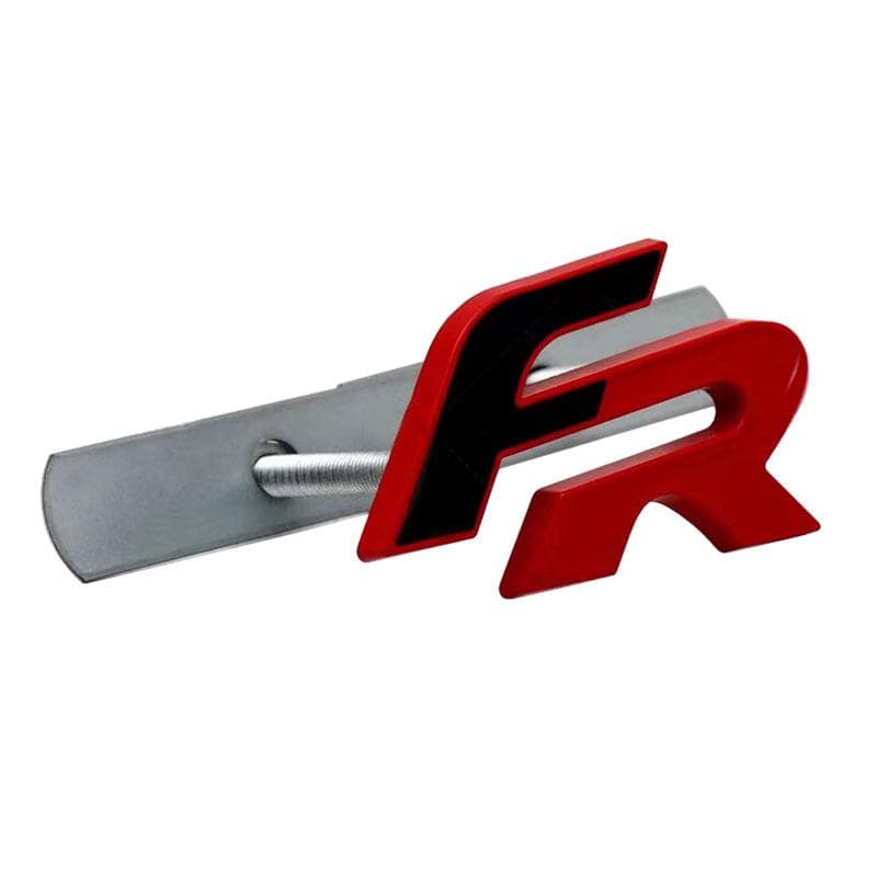 Metal 3D FR Car Front Grill Badge Car Body Emblem Sticker Decal for Leon FR+ Cupra Ibiza Altea Exeo Formula Racing Styling Car Accessories 7# Front Grille Badge