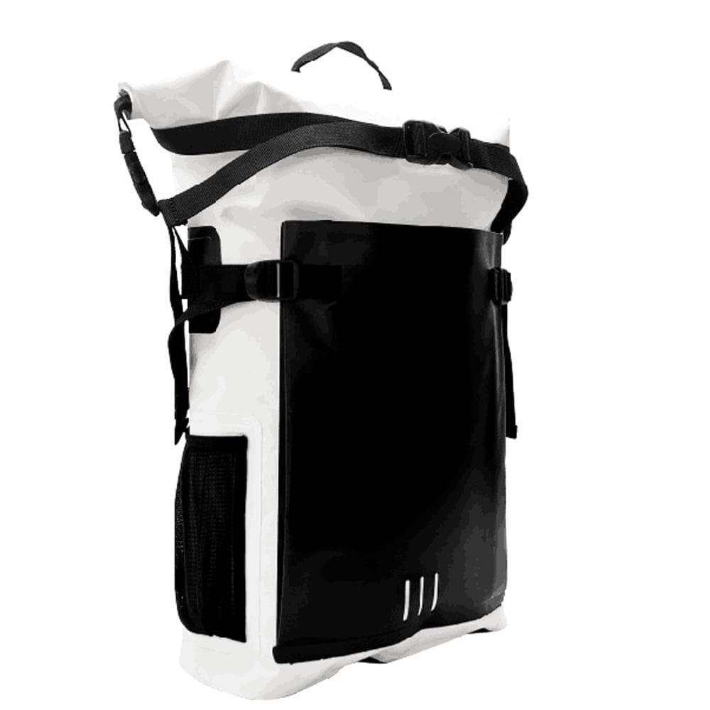 Waterproof Backpack - Outdoor Rucksack for River Tracing - Swimming Drifting - Beach Surfing - 30L white