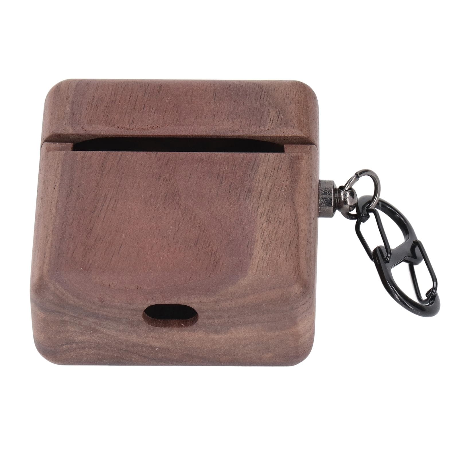 Bluetooth Earbuds Case Cover Wooden Case Microfiber Lining Handcrafted Fall Resistant Wireless