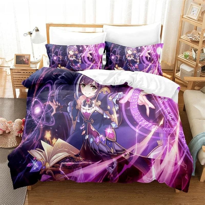 3D Print Anime Girls The Ryuo's Work Is Never Done Bedding Sets Duvet Cover Set With Pillowcase Twin Full Queen King Bedclothes 70x133cm 2pcs
