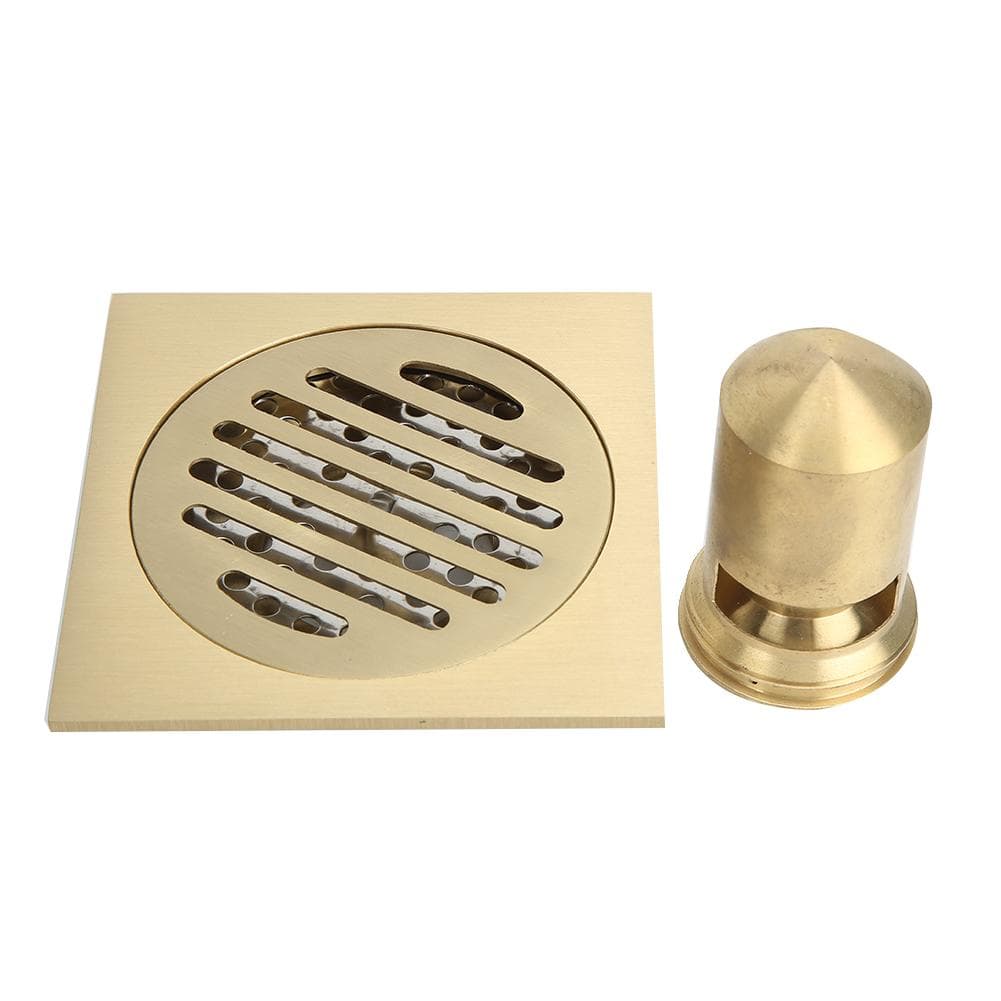 Square Shape Single Use Floor Drain Anti Odor Anti Clog Shower Drain for Home Bathroom