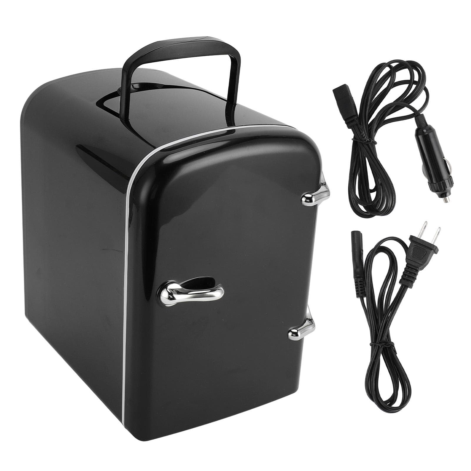 Mini Fridge Quiet 4L Portable Cooler Warmer Small Refrigerator for Home Car Office