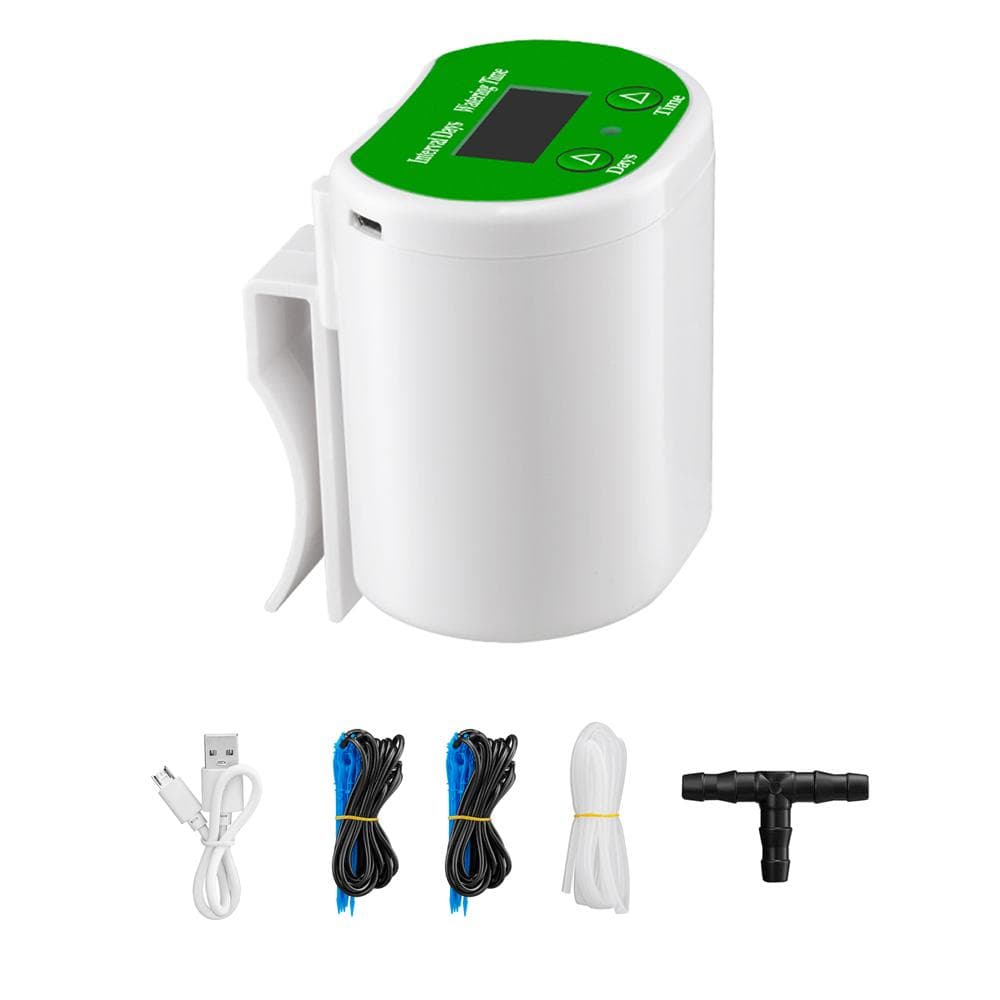 Automatic Watering System Timed Waterer Device Garden Terrace Drip Irrigation Kit for Potted Plants for 8 Pots Plants