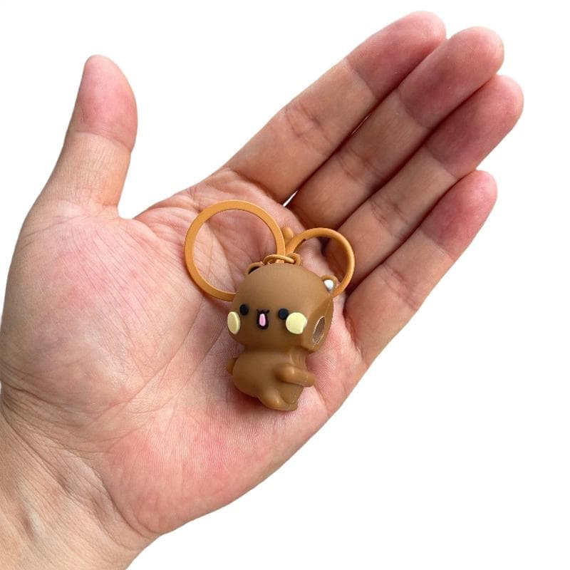 Kawaii Bubu and Yier Magnetic Hug Keychain Backpack Omaments Cartoon Panda Bubu and Dudu Magnetic Pendant Keychain Gift Toy