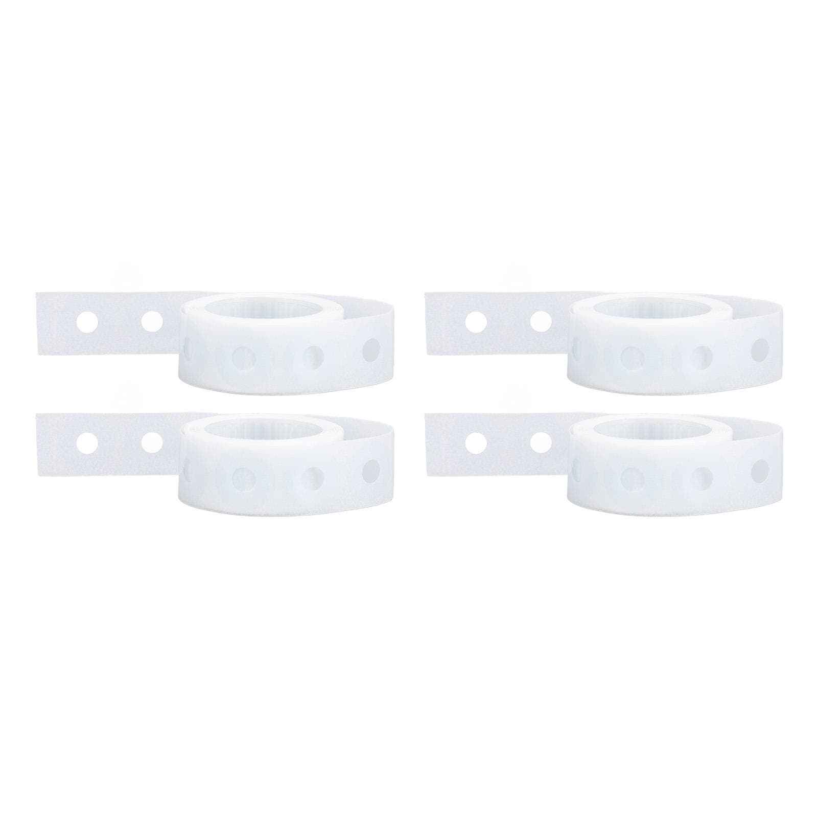 4 Box Reinforcement Labels Clear Self Adhesive Loose Leaf Paper Hole Punched Pages Protector