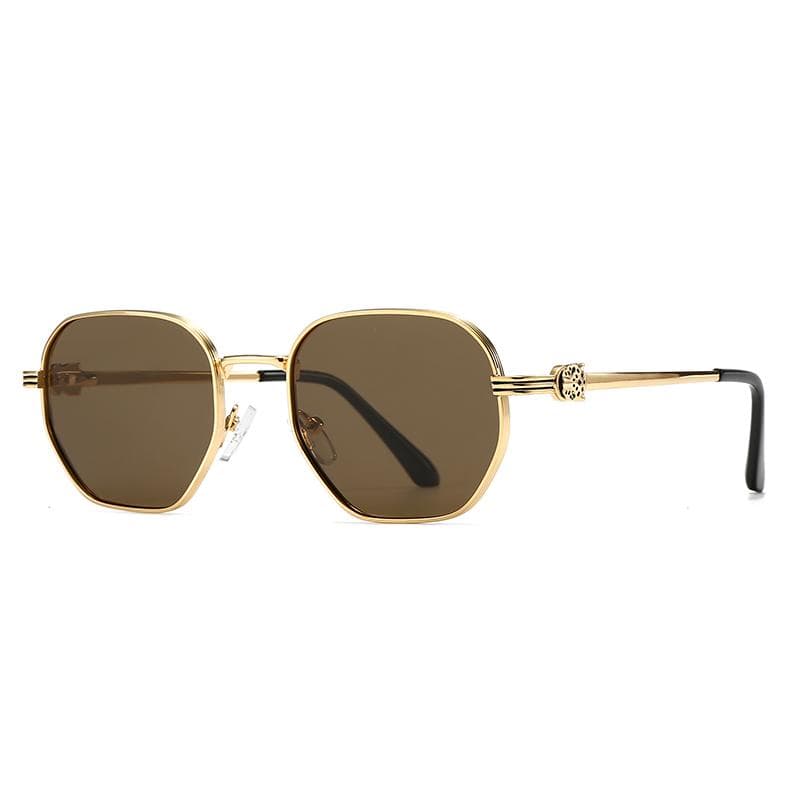 Trendy Metal Sunglasses for Men Women Instagram Popular Geometric Style Cross Border Trade Model 1419