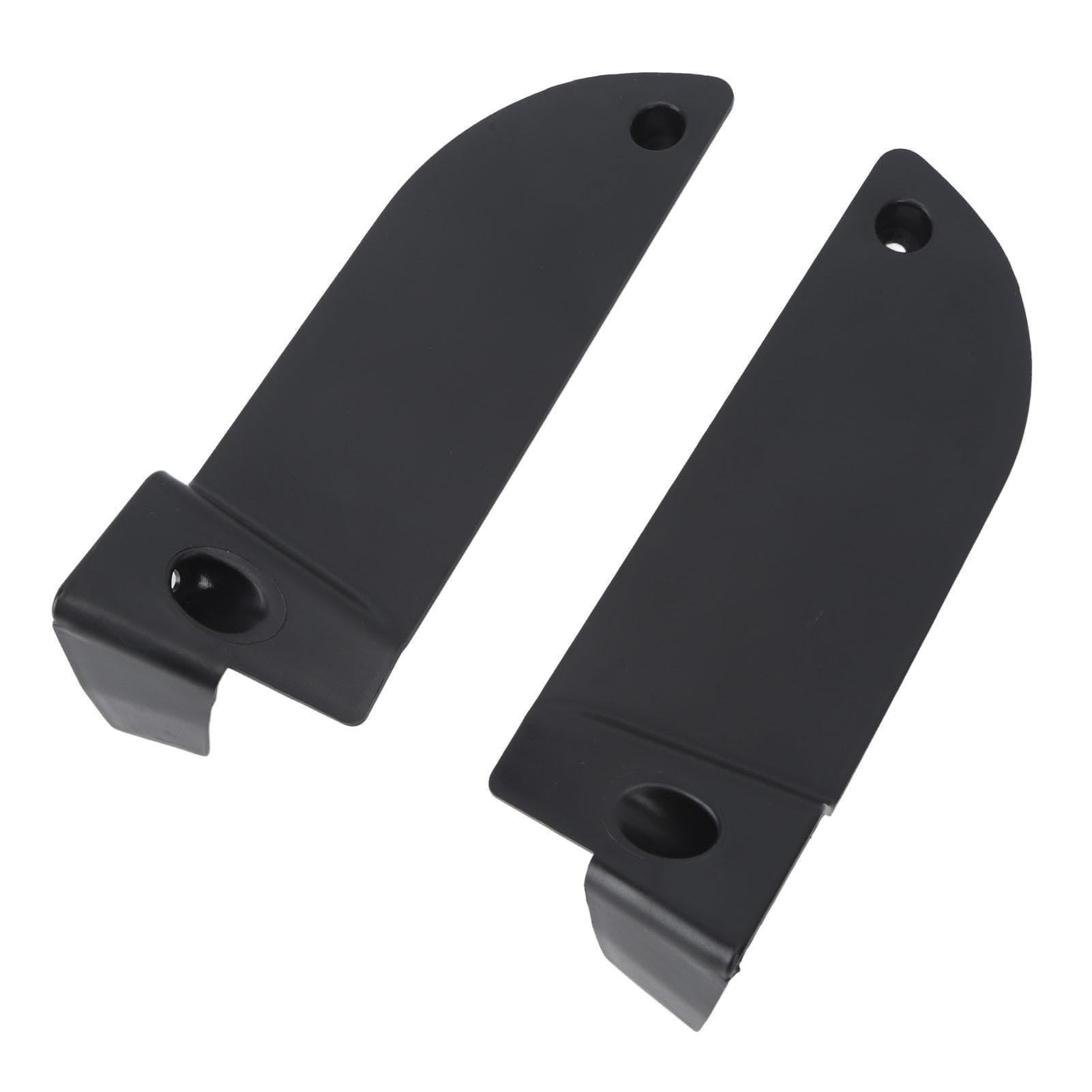 2Pcs Door Side Storage Box Matte Black Anti Shock Anti Slip Door Handle Armrest Tray Replacement