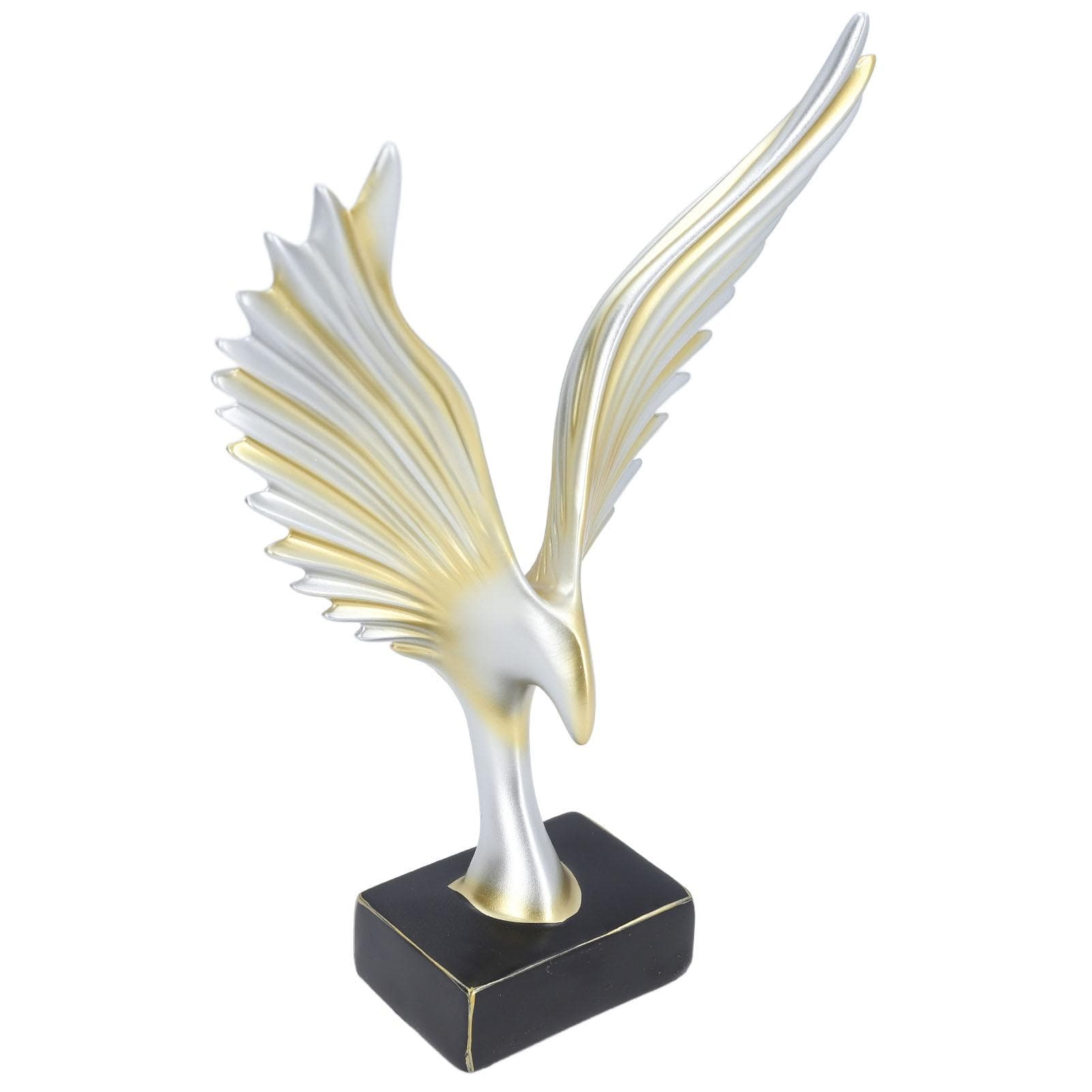 Eagle Abstract Figurine Decorative Resin Geometric Surface Animal Wing Sculpture Ornament for gold