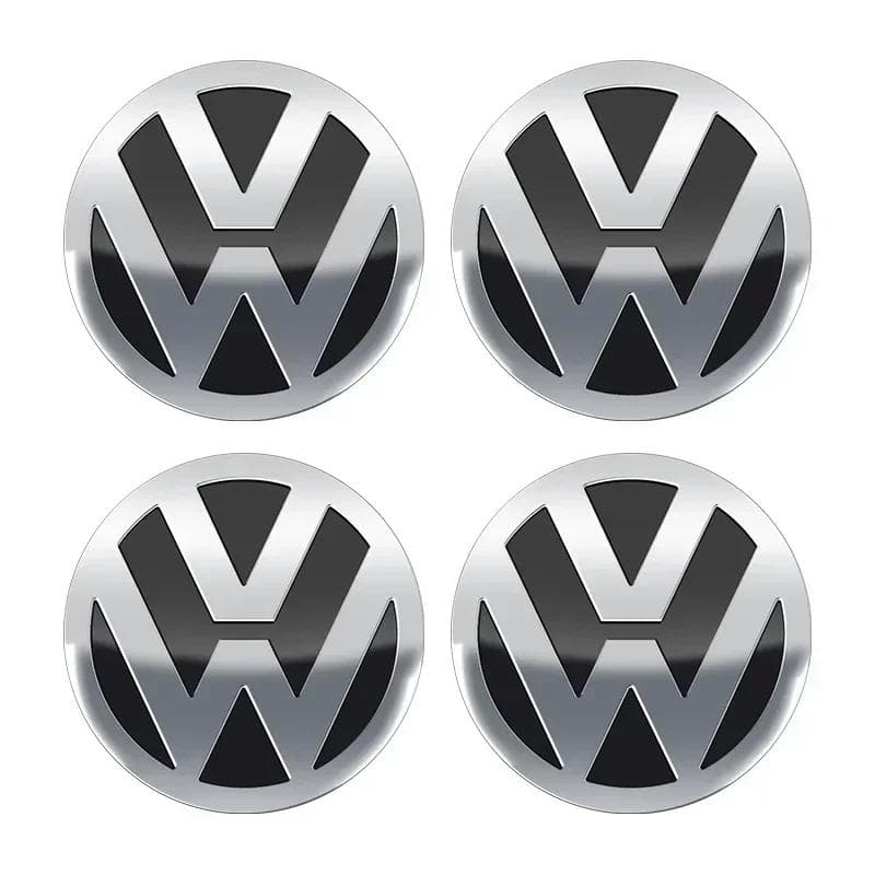 New 4pcs 56/60/65/70/75mm Car Wheel Center Hub Caps Sticker Badge For Volkswagen VW B5 GTI Golf 5 7 Caddy Passat b6 Tiguan 75mm