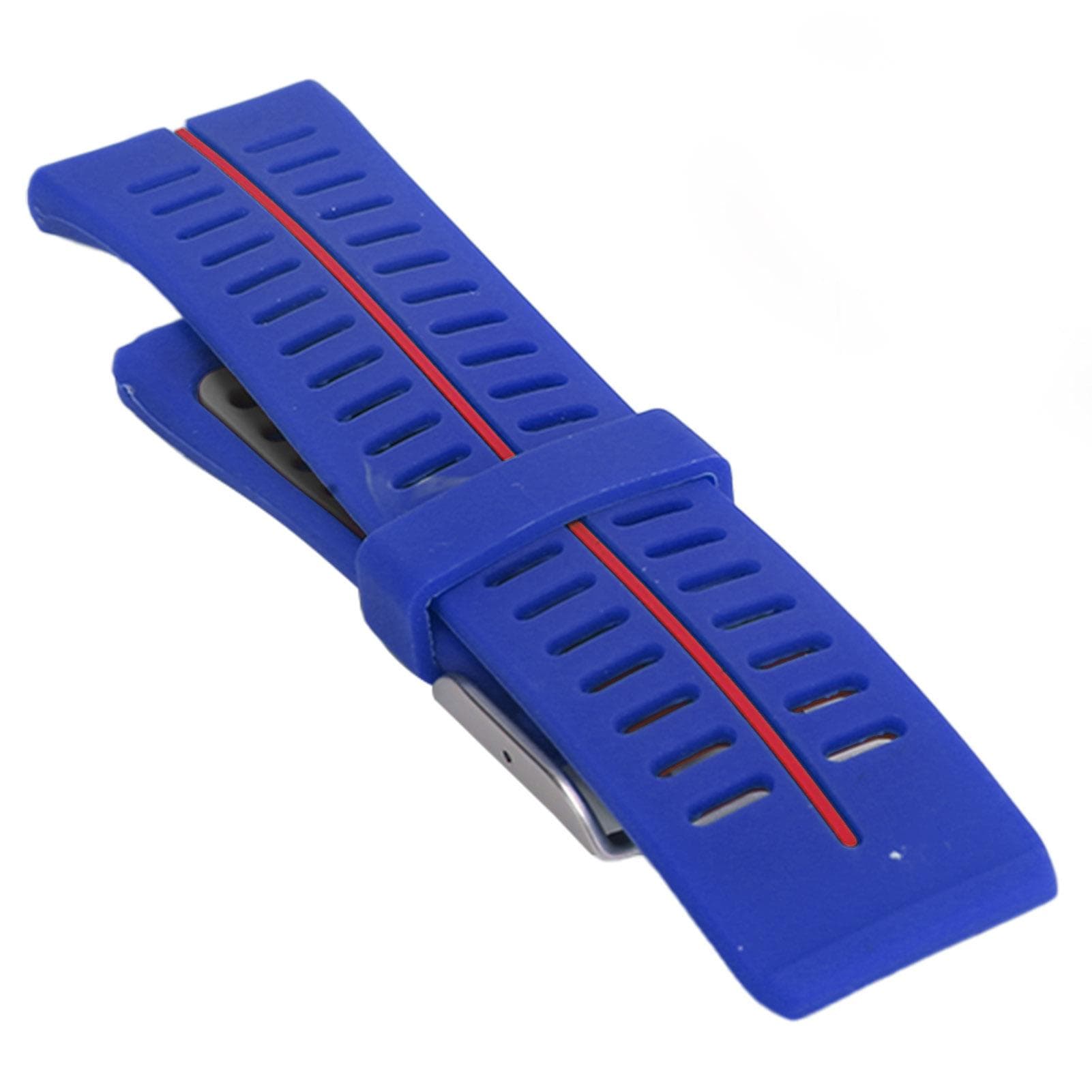 Replacement Wrist Strap Watchband with Needle Disassemble Tool for POLAR V800 Watch(Blue Red )