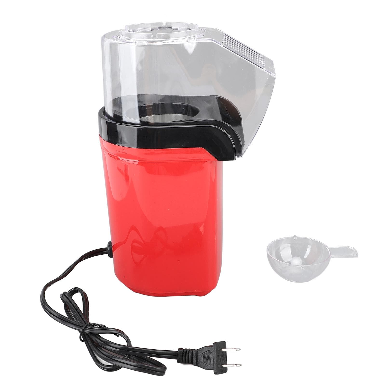 Popcorn Maker 1200W Oil Less Fast Popping One Touch Operation Electric Hot Air Popcorn Machine for L(for 6.5-9kg)