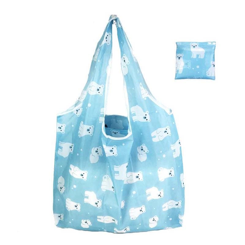 Large Shopping Bag Reusable Eco Bag Grocery Package Beach Toy Storage Bags Shoulder Shopping Pouch Foldable Tote Pouch Package