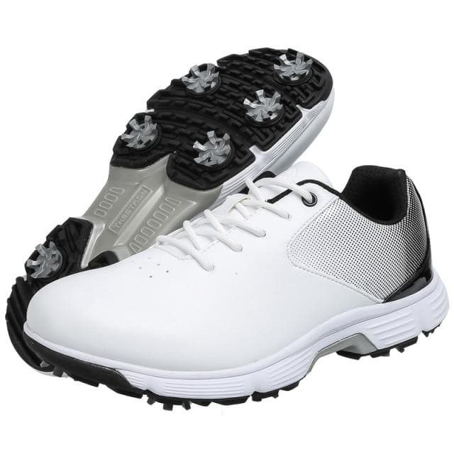 New Men Waterproof Golf Shoes Spikes Golfing Sneakes For Men Outdoor Quality Golf Sneakers Anti Slip Walking Footwear Male 10.5