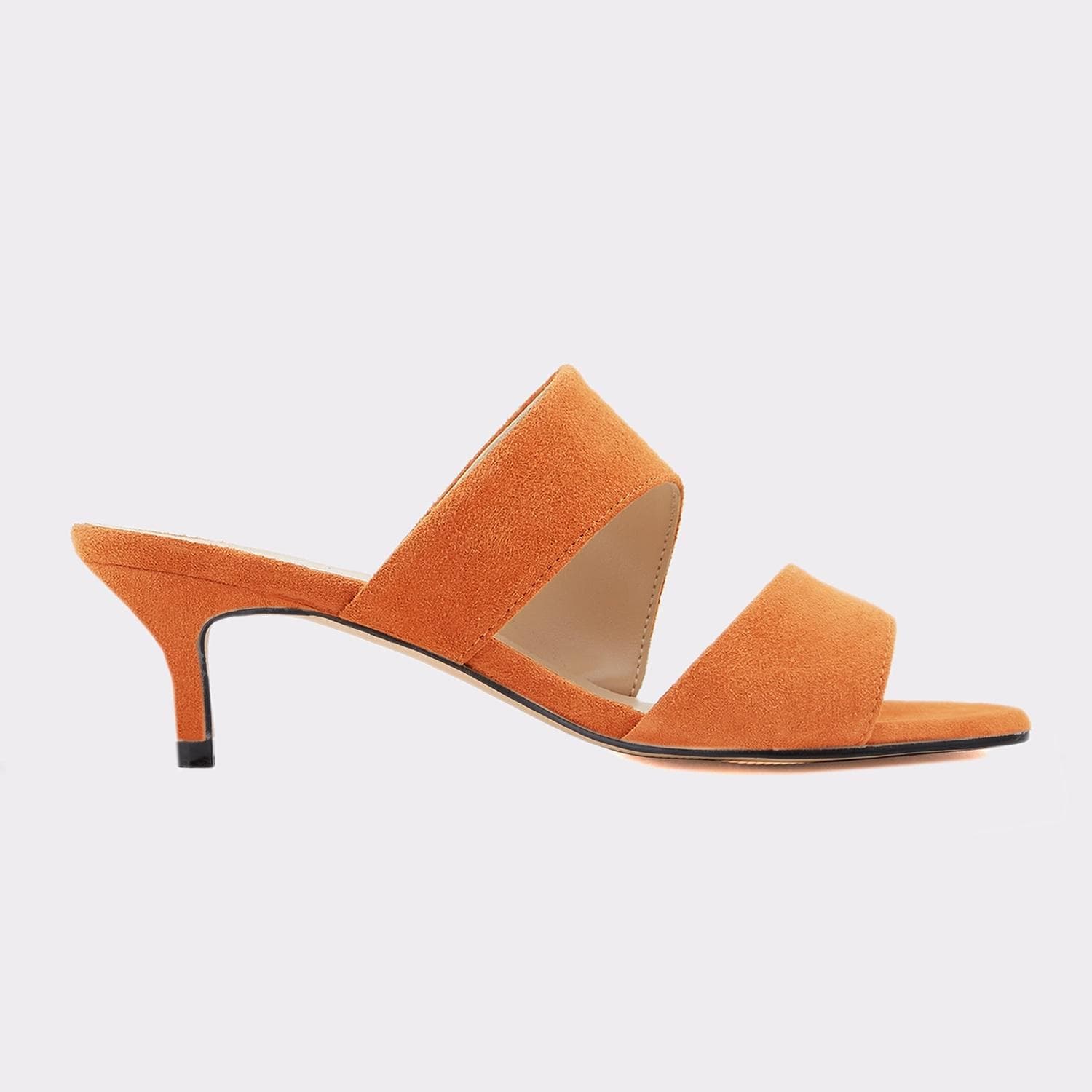 LOSLANDIFEN 2023 New Women Sandals Fashion 5cm Sexy Thin High Heels Open Toe Summer Casual Slip on Sandal Nude Wedding Shoes shoe 39 orange
