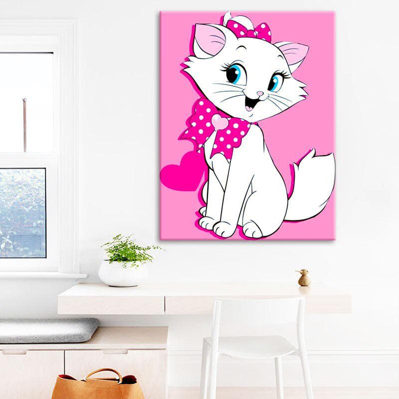 Diamond Embroidery Cartoon Animal Colorful Pugs Gift Round Diamond Painting 20X30CM